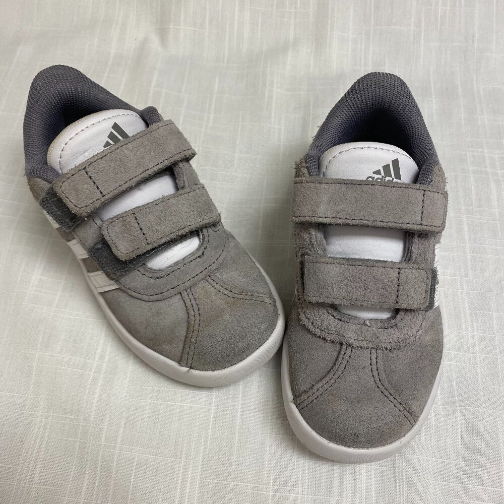 Adidas Grey Toddler VL Court 3.0 Sneakers Size 8K
